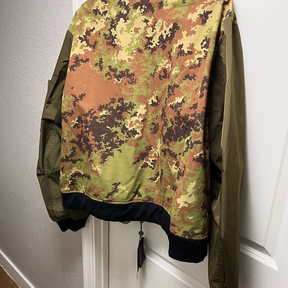 D squared moto leather and camo jacket - Picture 9 of 9